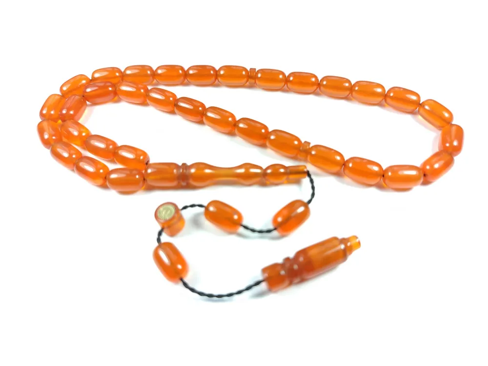 Hayyani̇ Usta İşi̇ İmzalı Mühürlü Zar Kehri̇bar küçük resim 3