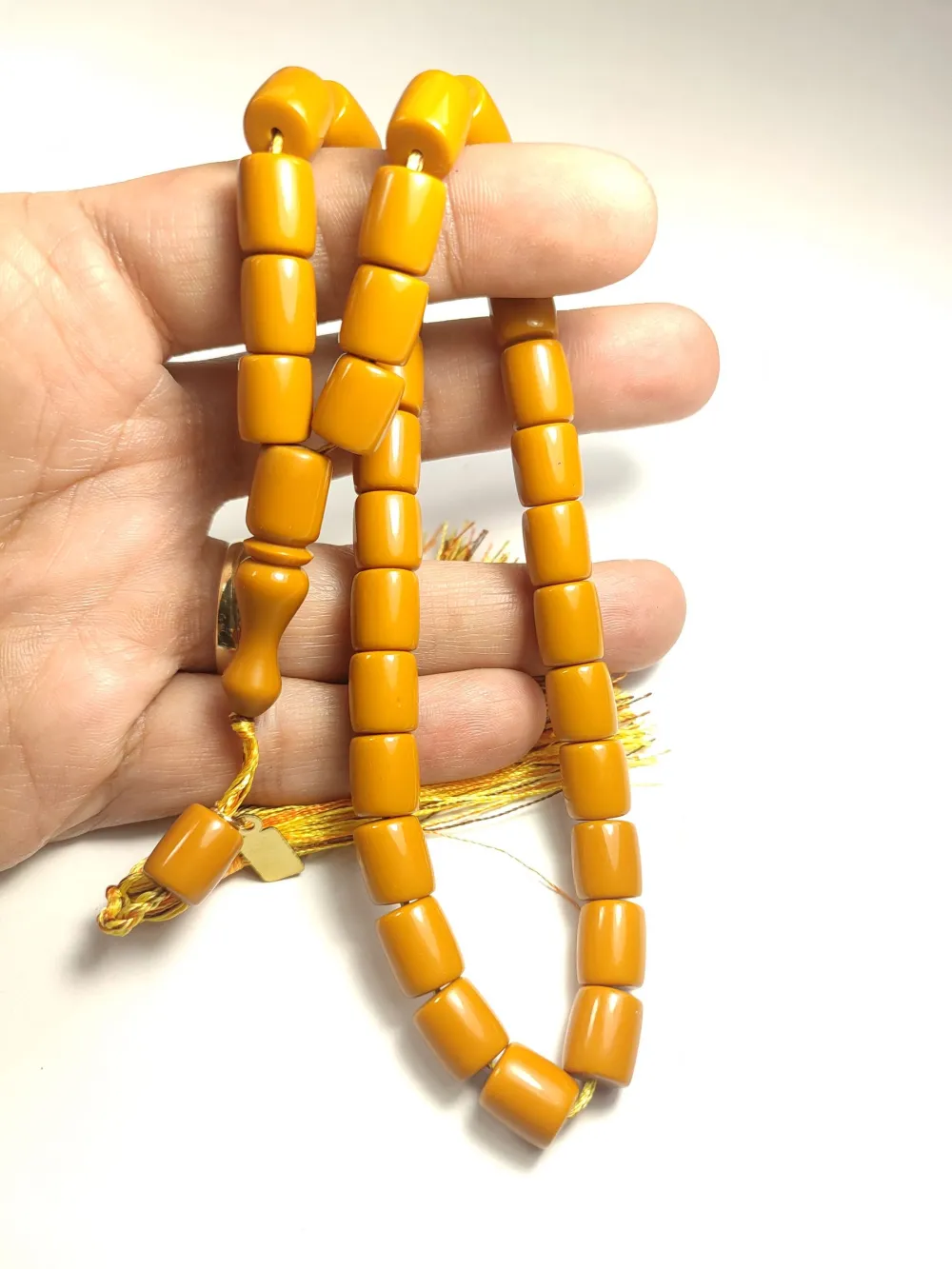 Ebu Zeyn Usta İşi̇ İmzalı Osmanlı Torunu Sıkma Kehri̇bar küçük resim 4