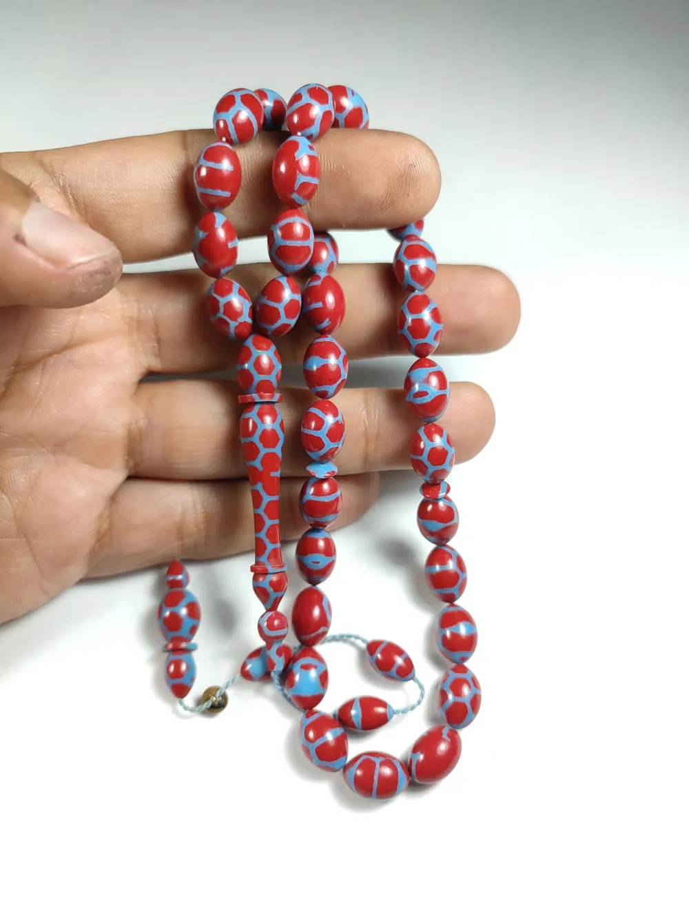 Fati̇h Erbabacan Usta İşi̇ İmzalı Mühürlü Kertenkele  Model Ari̇zona Fi̇ruze küçük resim 5