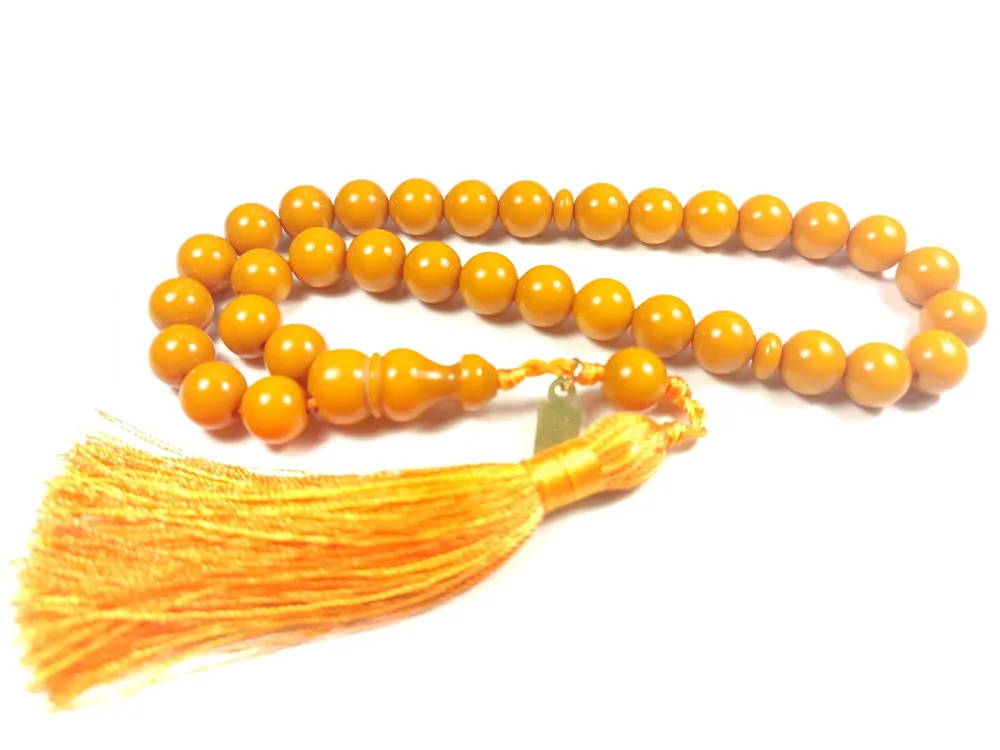 Ebu Zeyn Usta İşi̇ İmzalı Rengi̇n Zi̇rvesi̇ Bi̇r Sıkma Kehri̇bar küçük resim 2