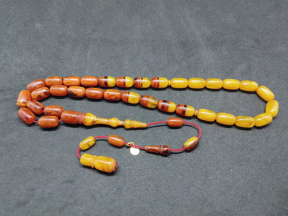 Ayhan Turan Usta Eseri̇ Ful Hare Ful Damar Eski̇ 0.6 Mm Deli̇m Sıkma Kehri̇bar küçük resim 2