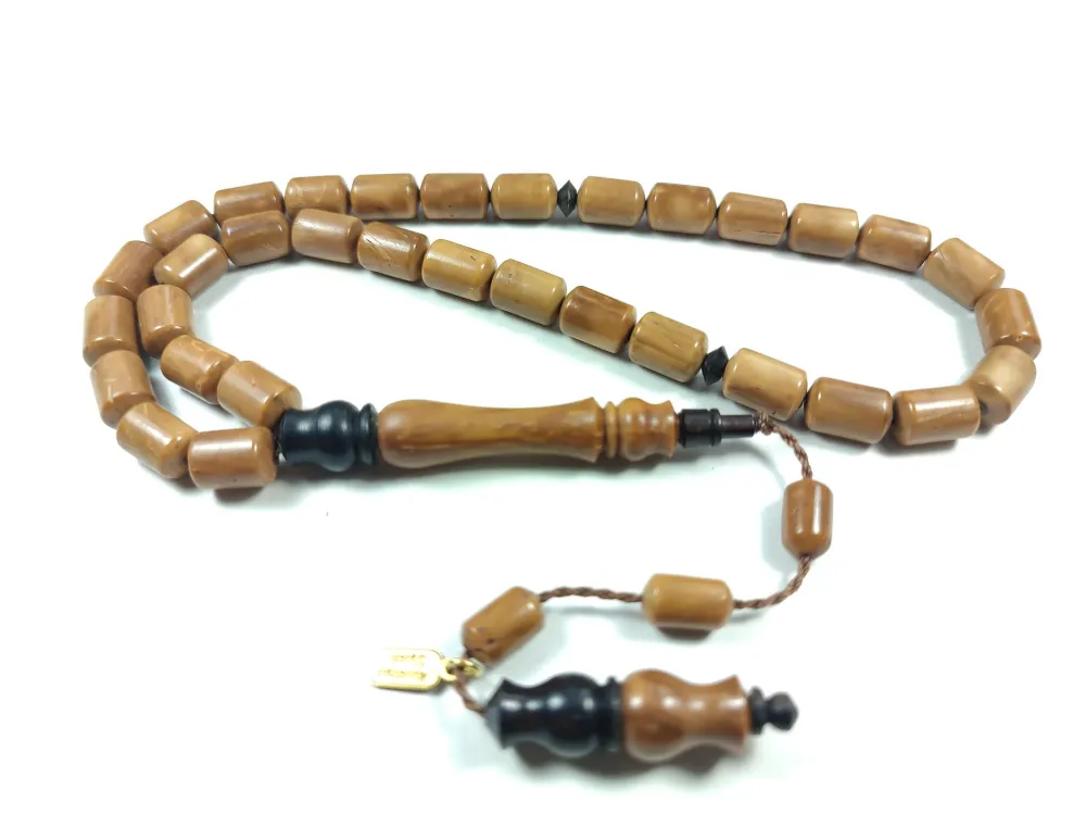 Hali̇l Hi̇lmi̇ Usta İşi̇ İmzalı Abanoz Kombi̇nli̇ Naturel Kuka