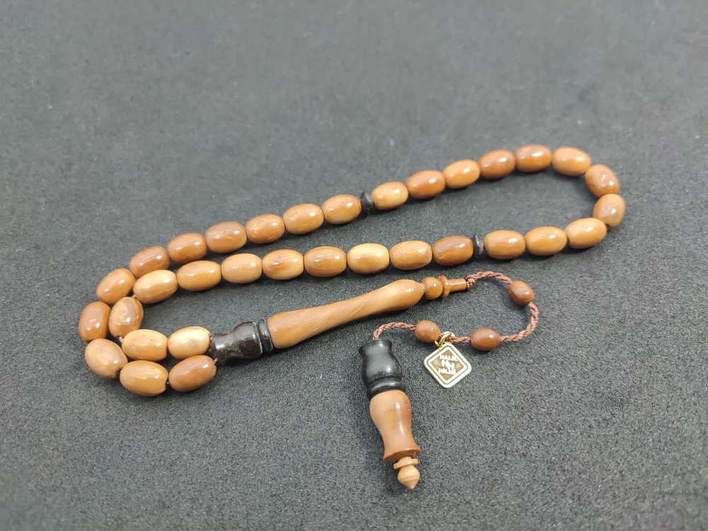 Mustafa Uysal Usta Eseri̇ Abanoz Kombi̇nli̇ Naturel Kuka küçük resim 2