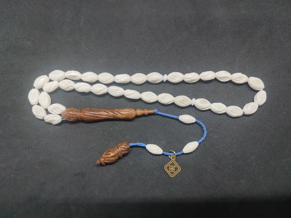 Hakan Kaya Usta Eseri̇ Kuka Kombi̇nli̇ Full Kalem Oyma Deve Kemi̇ği̇ küçük resim 2