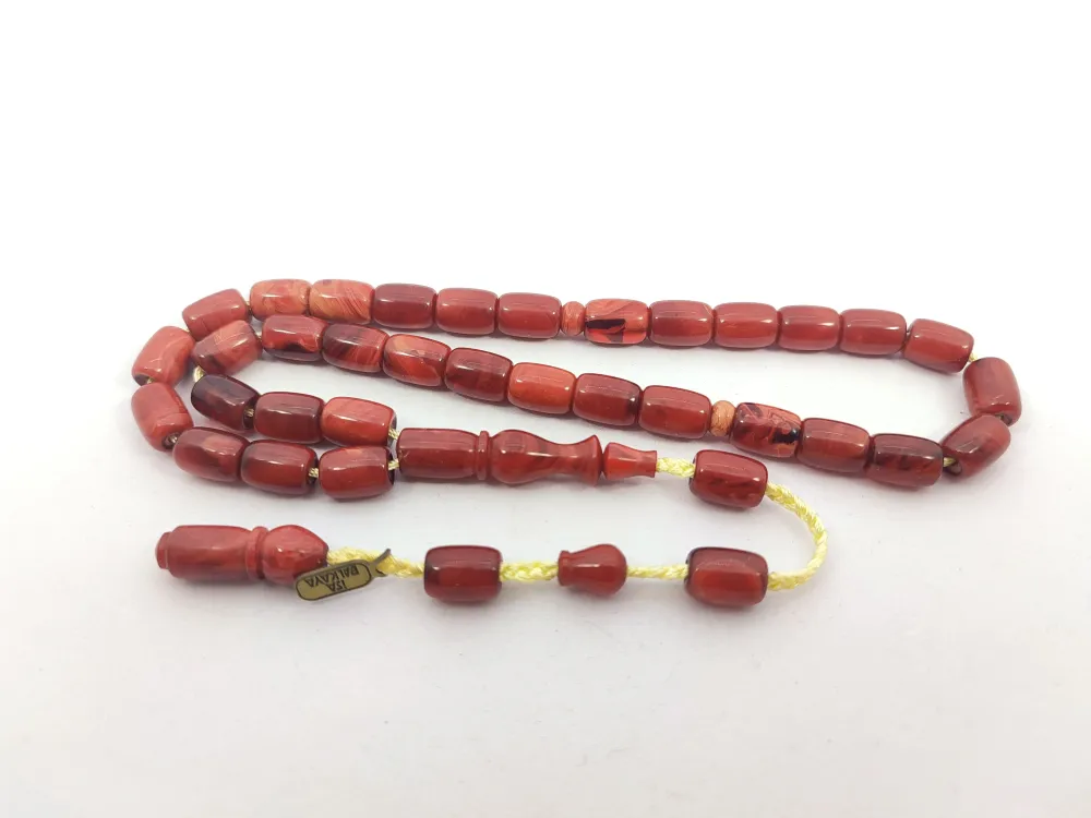 İsa Balkaya Eseri̇ Koni̇k Deli̇m(Eski̇ Usul) 12 Kat İpe Di̇zi̇li̇ Eski̇ Sıkma Kehri̇bar küçük resim 3