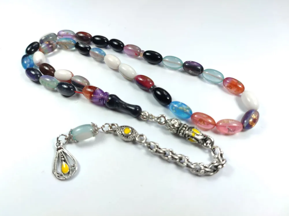 Mi̇neli̇ Alman Gümüş Püskül Kombi̇nli̇ 0.6 Deli̇m Colori̇st küçük resim 3