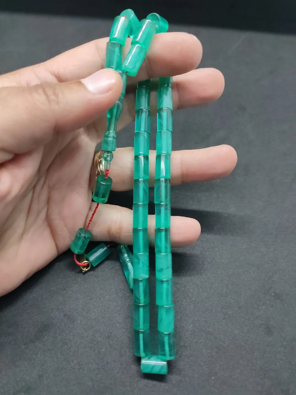 Uğur Şener Usta Eseri̇ 0.6 Şeffaf Deli̇m Çi̇ft Kat Ci̇lalı Ok Gi̇bi̇ Sıkma Kehri̇bar küçük resim 5