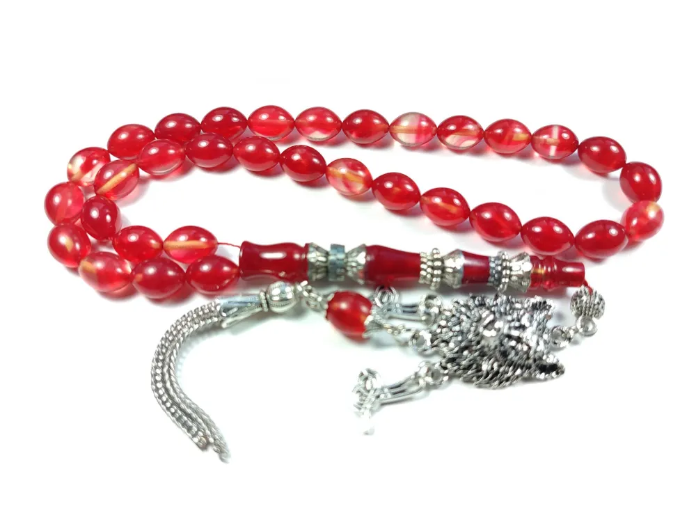 Kurt Başlı Alman Gümüş Püskül Kombi̇nli̇ Gümüş Nakkaş İmame Alman Zar küçük resim 2