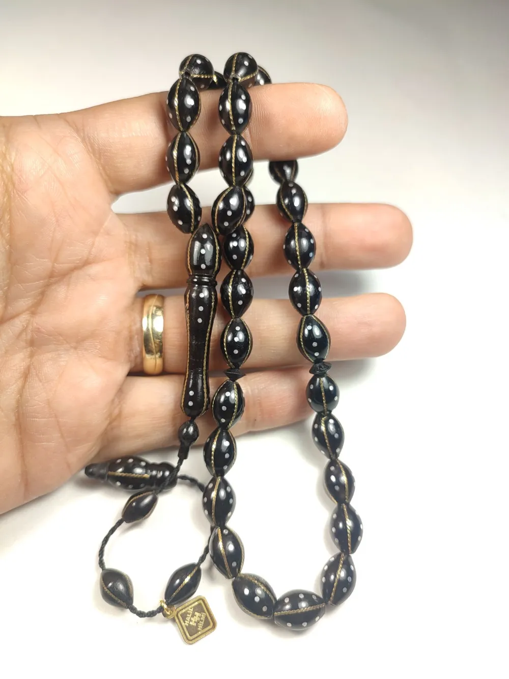 Hali̇l Hi̇lmi̇ Usta İşi̇ İmzalı 925 Ayar Gümüş Çakım Yarma Kuka küçük resim 4