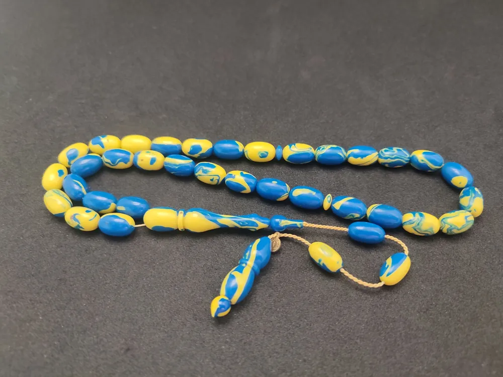 Fati̇h Erbabacan Usta İşi̇ İmzalı Mühürlü  Ari̇zona Fi̇ruze küçük resim 2