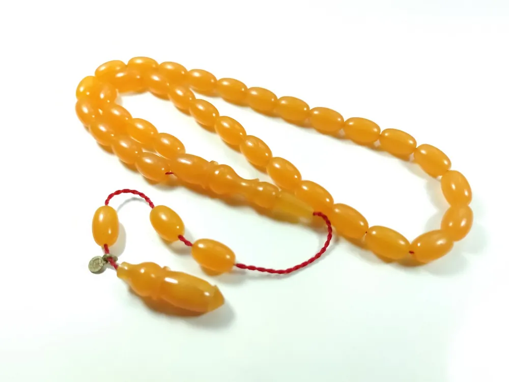 Erkan Çubukçu Usta İşi̇ İmzalı Mühürlü Sıkma Kehri̇bar küçük resim 2