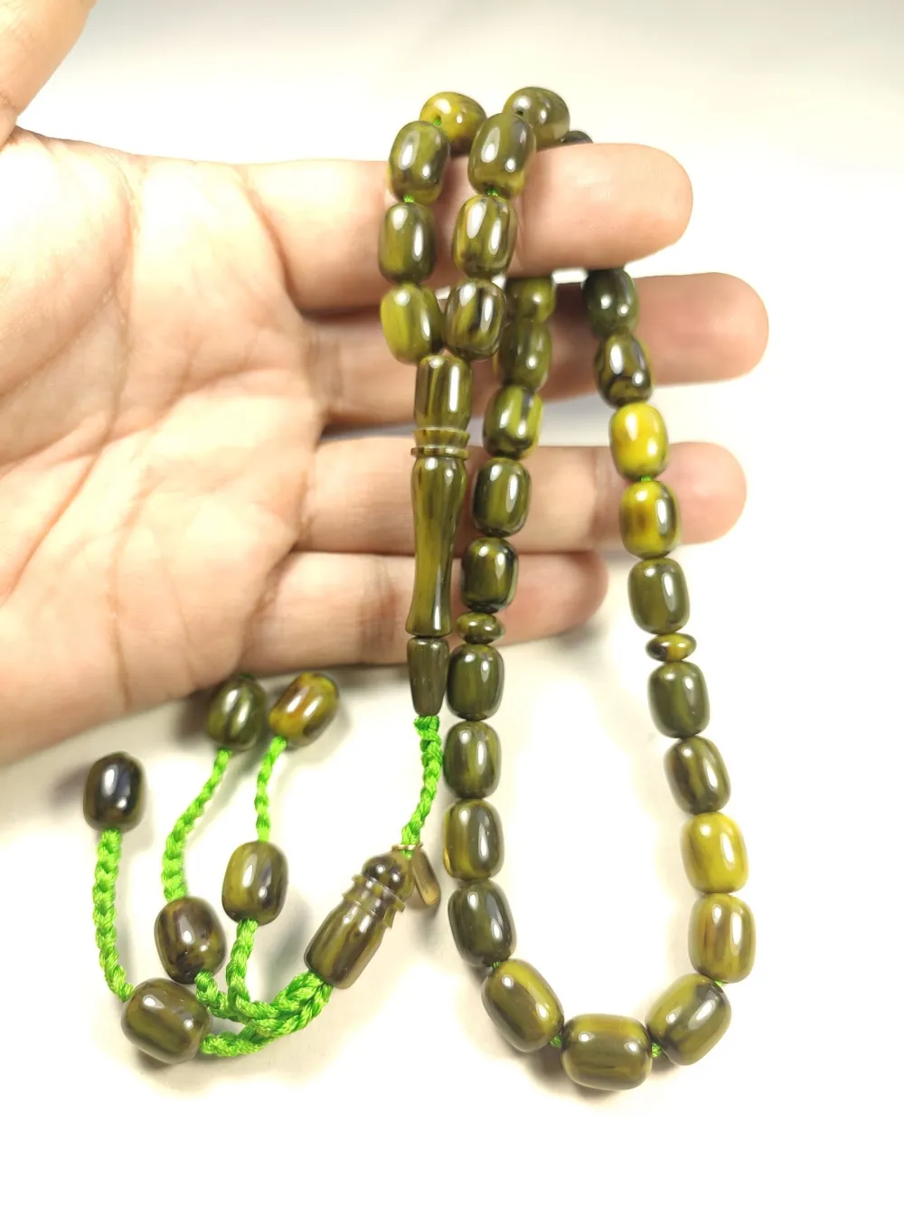 Mehmet Mercan Usta İmzalı Zaza  Model Sıkma Kehri̇bar küçük resim 5