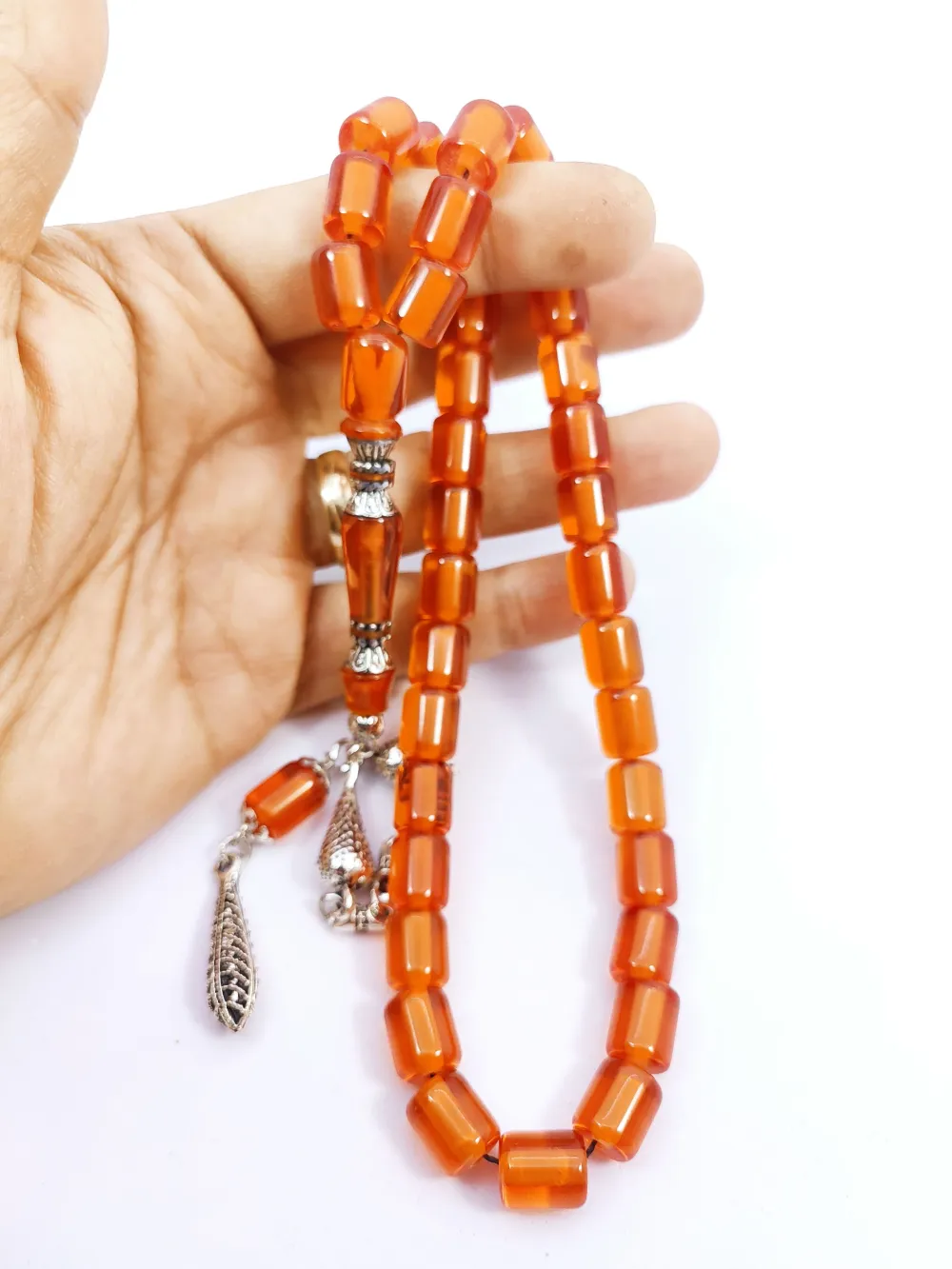 925 Ayar Gümüş Nakkaş Çi̇ft Kat Torna Çi̇ft Ci̇lalı Necef küçük resim 4