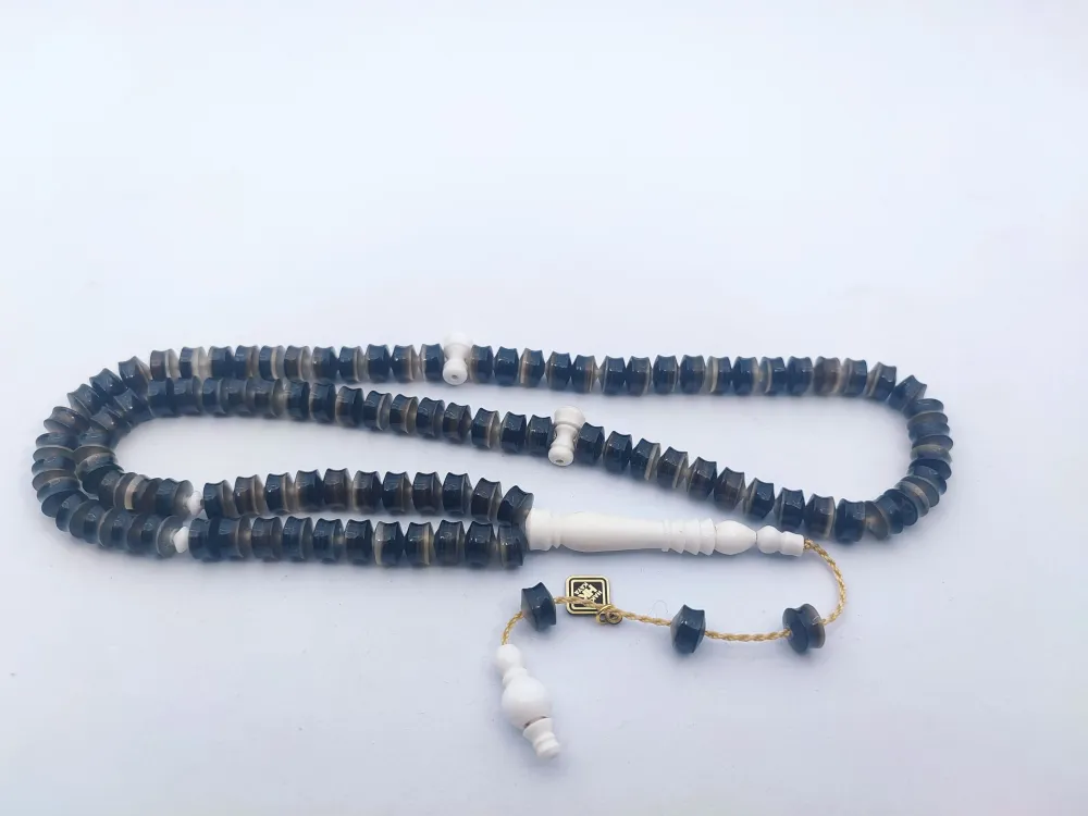 Hakan Kaya Usta Eseri̇ Deve Kemi̇ği̇ Kombi̇nli̇ Fransız Galali̇t Namaz Tesbi̇hi̇ küçük resim 2