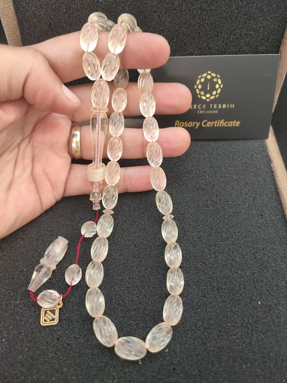 İskeçeli̇ Cemi̇l Usta Eseri̇ Vıp Kutulu 28.86 Gr. Kalem Oyma Ukrayna Damla Kaya küçük resim 5