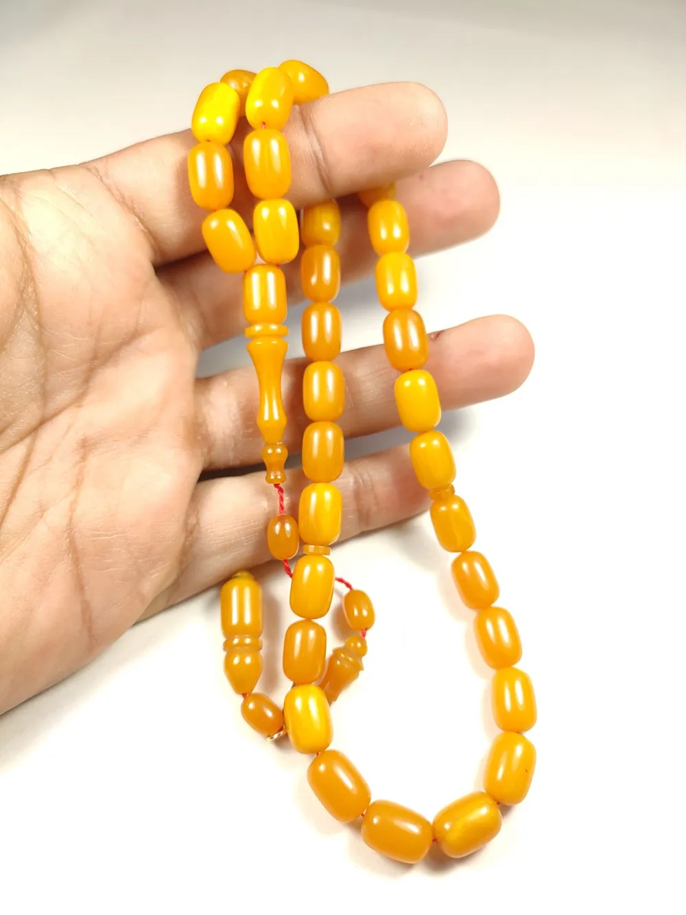 Mehmet Mercan Usta Eseri̇ İmzalı Aykırı Renk Sıkma Kehri̇bar küçük resim 4