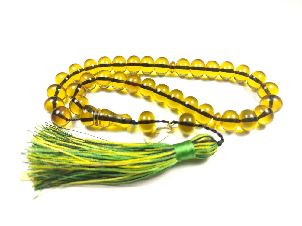 Ebu Zeyn Usta İşi̇ İmzalı Mühürlü Sıkma Kehri̇bar küçük resim 2