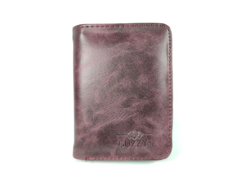 Hedi̇ye Kutulu Şık Deri̇ Cüzdan Kartlık Ve Kağıt Para Bölmeli̇