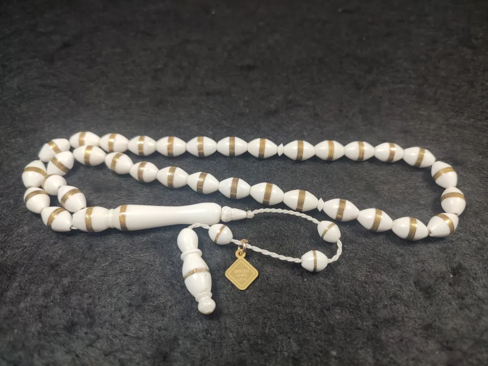 İskeçeli̇ Cemi̇l Usta İşi̇ İmzalı Sarmal Deve Kemi̇ği̇ küçük resim 3