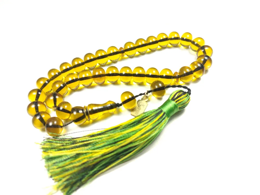 Ebu Zeyn Usta İşi̇ İmzalı Mühürlü Sıkma Kehri̇bar