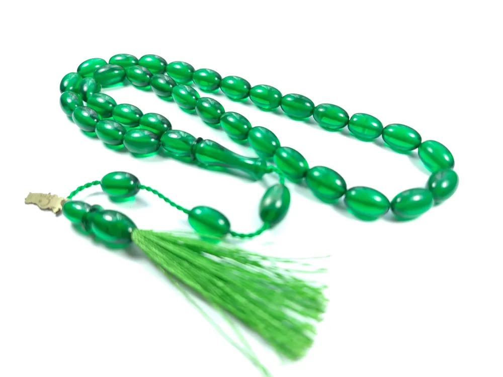 Ebu Zeyn Usta İşi̇ İmzalı Mühürlü Sıkma Kehri̇bar küçük resim 2