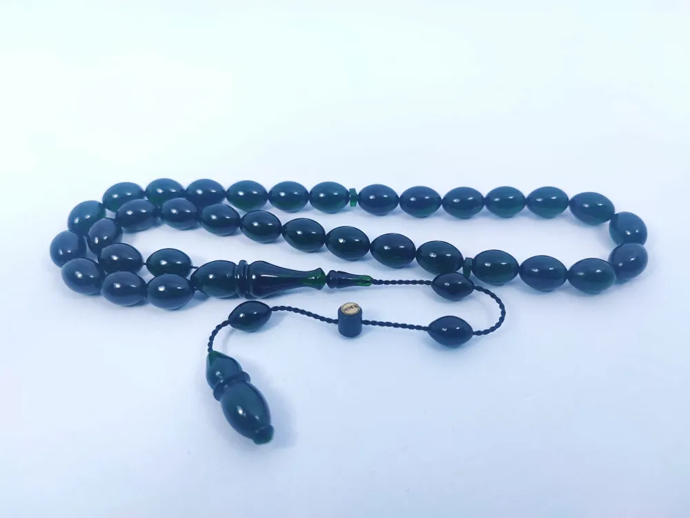 Muhammed Taci̇r Usta Eseri̇ 0.6 Deli̇m Çi̇ft Ci̇lalı Sıkma Kehri̇bar küçük resim 2