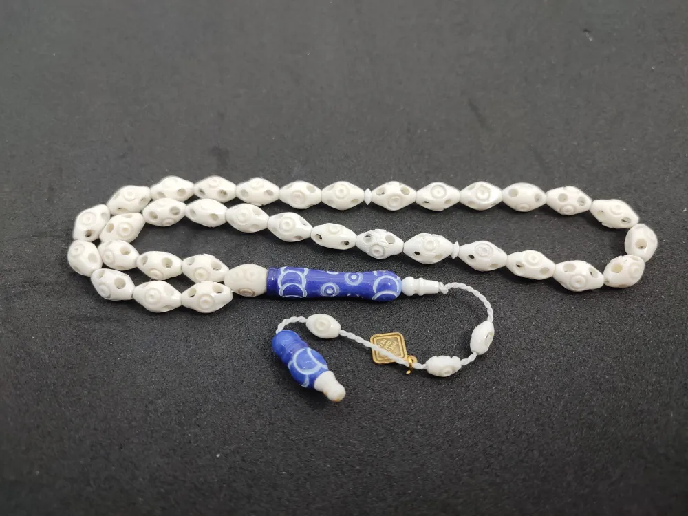 Başka Yerde Yok!!! İskeçeli̇ Cemi̇l Usta Eseri̇ Full Kalem Oyma  Deve Kemi̇ği̇ küçük resim 3