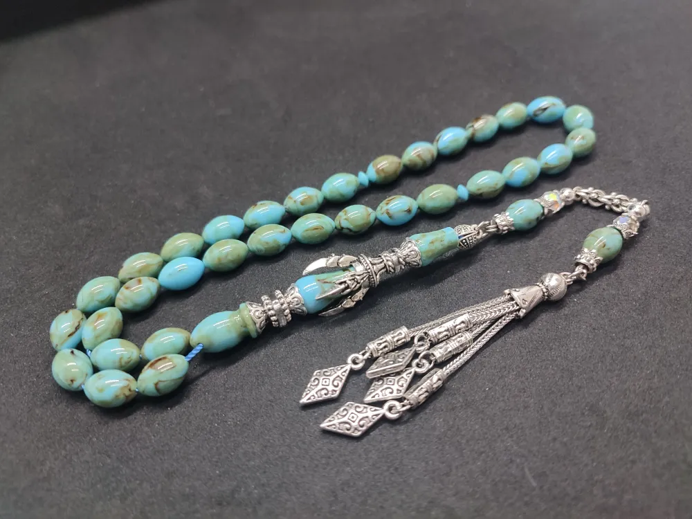 Zeyn Usta Eseri̇ Gümüş Nakkaş İmame Pençe Model Sıkma Kehri̇bar