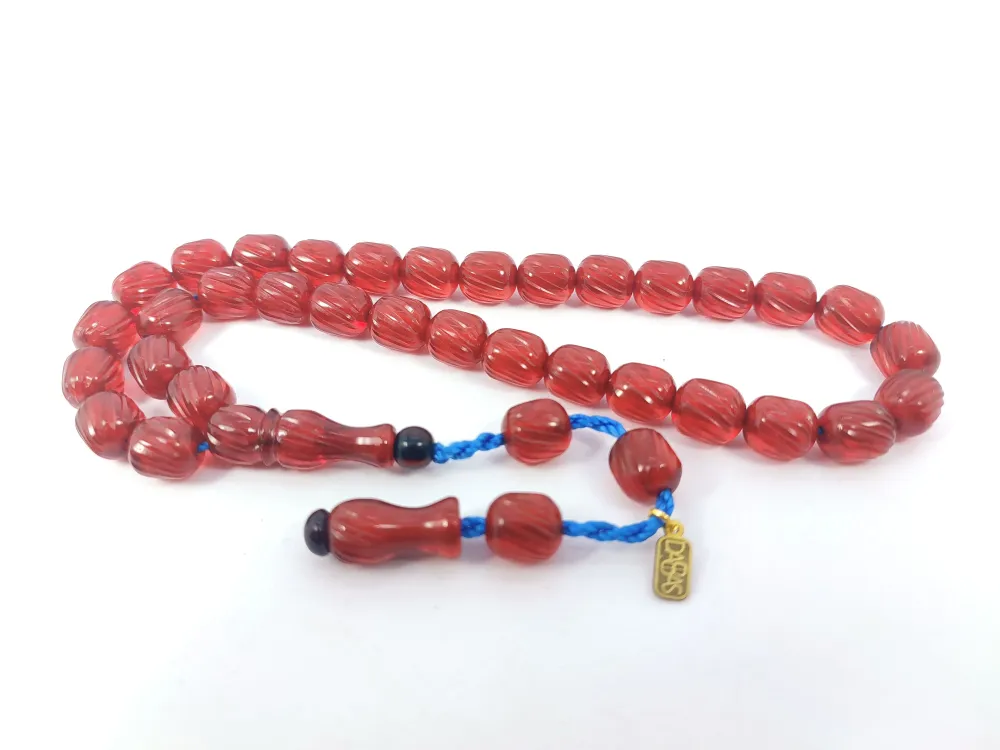 Muhammed Dabbas Usta İşi̇ İmzalı Kalem Oyma Ateş-İ Kehri̇bar küçük resim 2