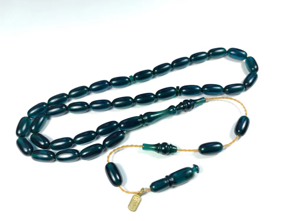 Ayhan Turan Usta İşi̇ İmzalı 0.6 Mi̇li̇m Şeffaf Deli̇m Sıkma Kehri̇bar küçük resim 2