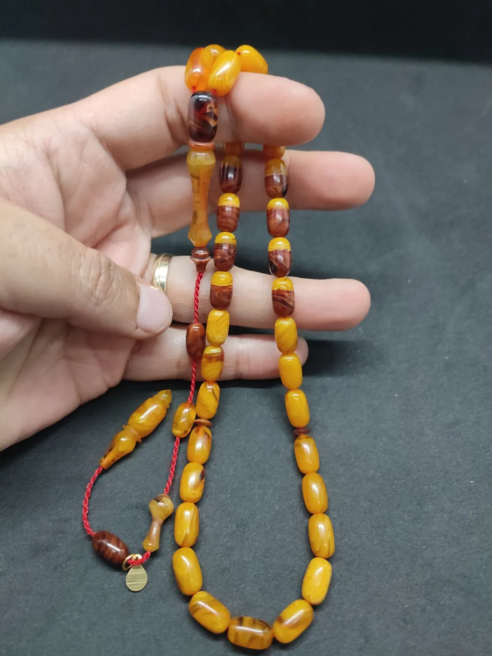 Ayhan Turan Usta Eseri̇ Ful Hare Ful Damar Eski̇ 0.6 Mm Deli̇m Sıkma Kehri̇bar küçük resim 5