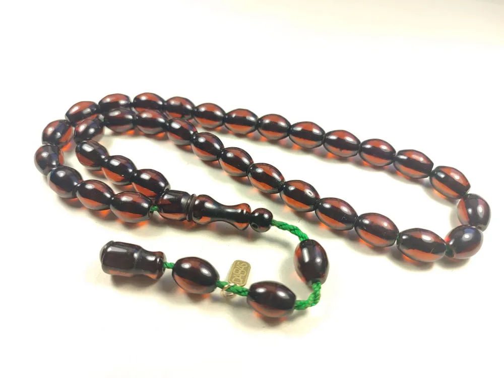 Muhammed Dabbas Usta İşi̇ İmzalı Anti̇k Model Sıkma Kehri̇bar