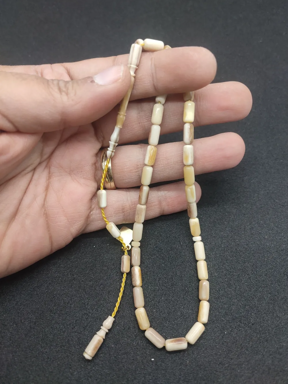 İskeçeli̇ Cemi̇l Usta İşi̇ 11.48 Gr Kendi̇ne Has Dokusu Ve Kokulu Deve Kuşu Kemi̇ği̇ küçük resim 3