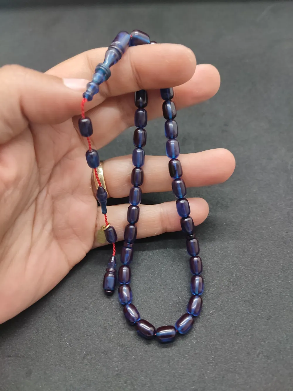 Furkan Gül Usta Eseri̇ El Boy İmame Halkalı Ateş-İ Kehri̇bar küçük resim 3