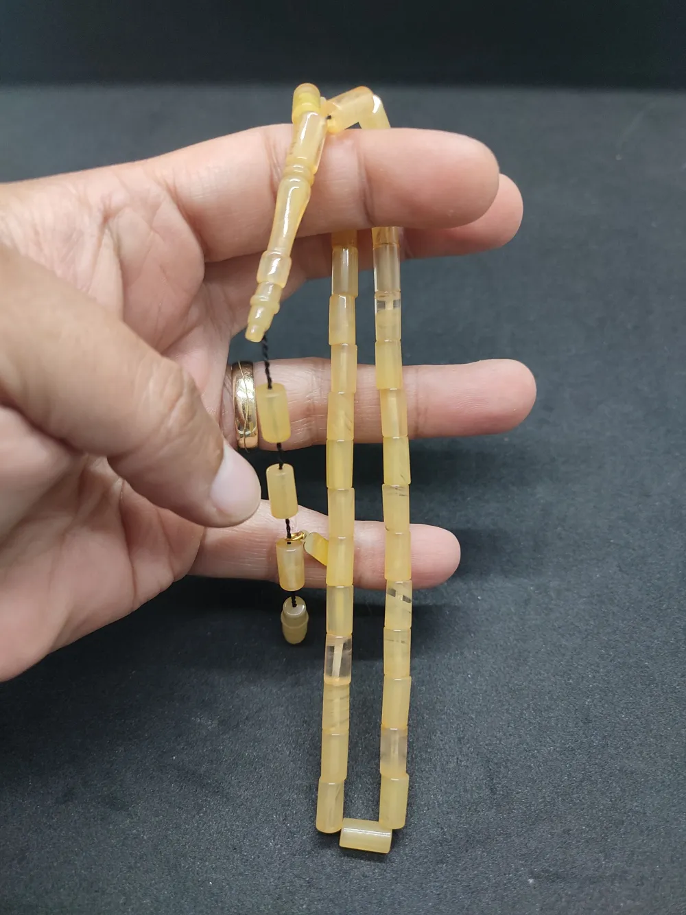 Furkan Gül Usta Eseri̇ Tam El Boy Ok Gi̇bi̇ Bi̇r Sıkma Kehri̇bar küçük resim 4