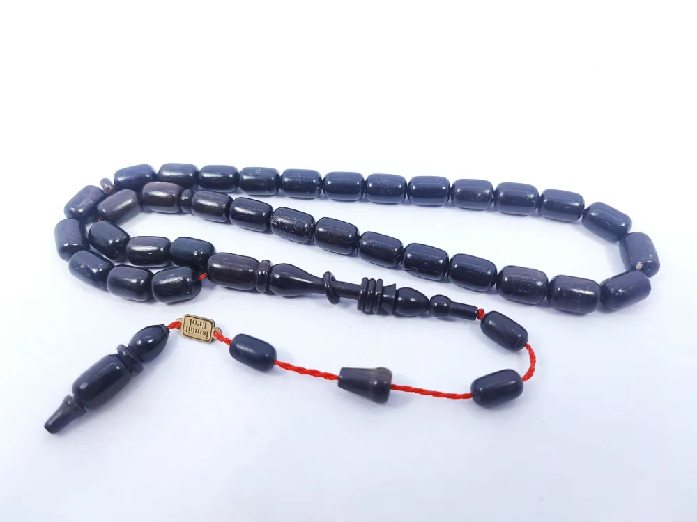 İsmai̇l Erol Usta Eseri̇ Halkalı İmame Abanoz Ağacı küçük resim 2