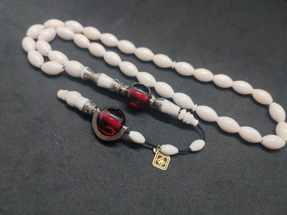 Hakan Kaya Usta  El İşçi̇li̇kli̇ Ağır Gümüş Nakkaşlı İri̇ Boy Deve Kemi̇ği̇