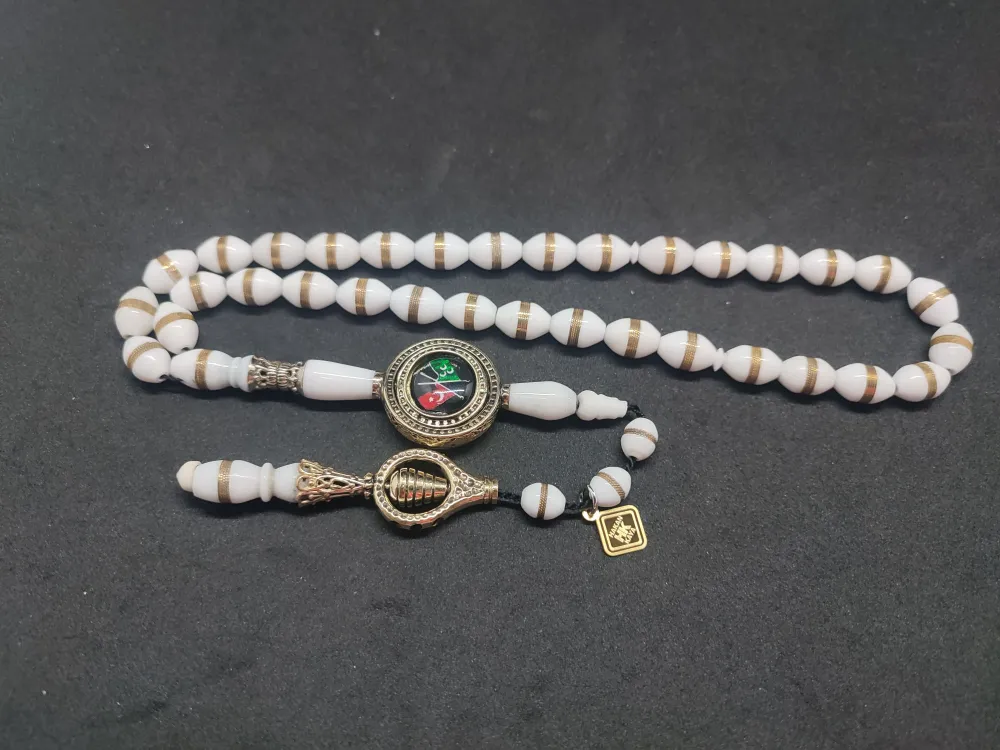 Hakan Kaya Usta Eseri̇  El İşçi̇li̇kli̇ Ağır Gümüş Nakkaşlı Sarmal Deve Kemi̇ği̇ küçük resim 3