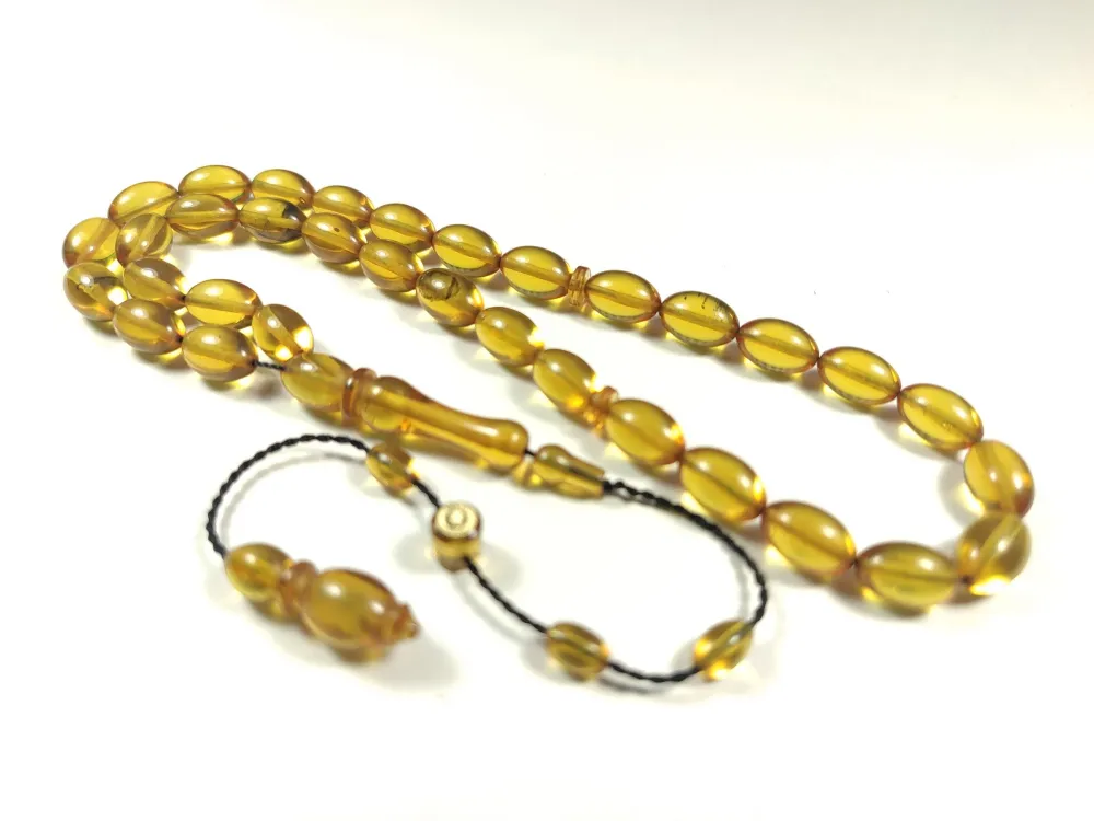 Mesut Elma Usta İşi̇ İmzalı Mühürlü Ateş Kehri̇bar küçük resim 2