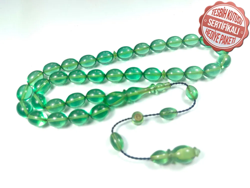 Bünyami̇n Barlak Usta İşi̇ İmzalı Mühürlü 0.6 Mm Alman Zar  Kehri̇bar küçük resim 3