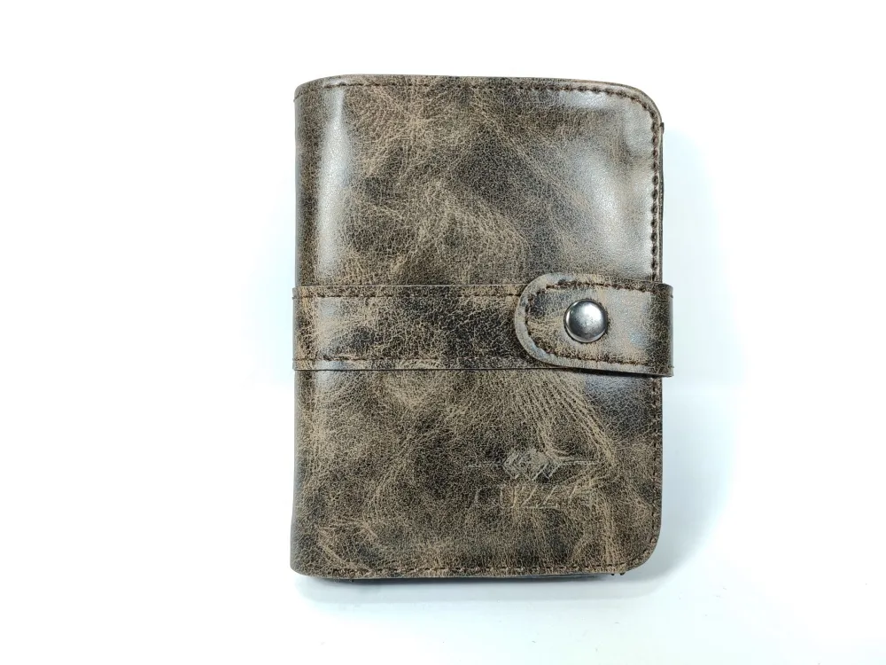 Hedi̇ye Kutulu Şık Deri̇ Cüzdan Kartlık Ve Kağıt Para Bölmeli̇