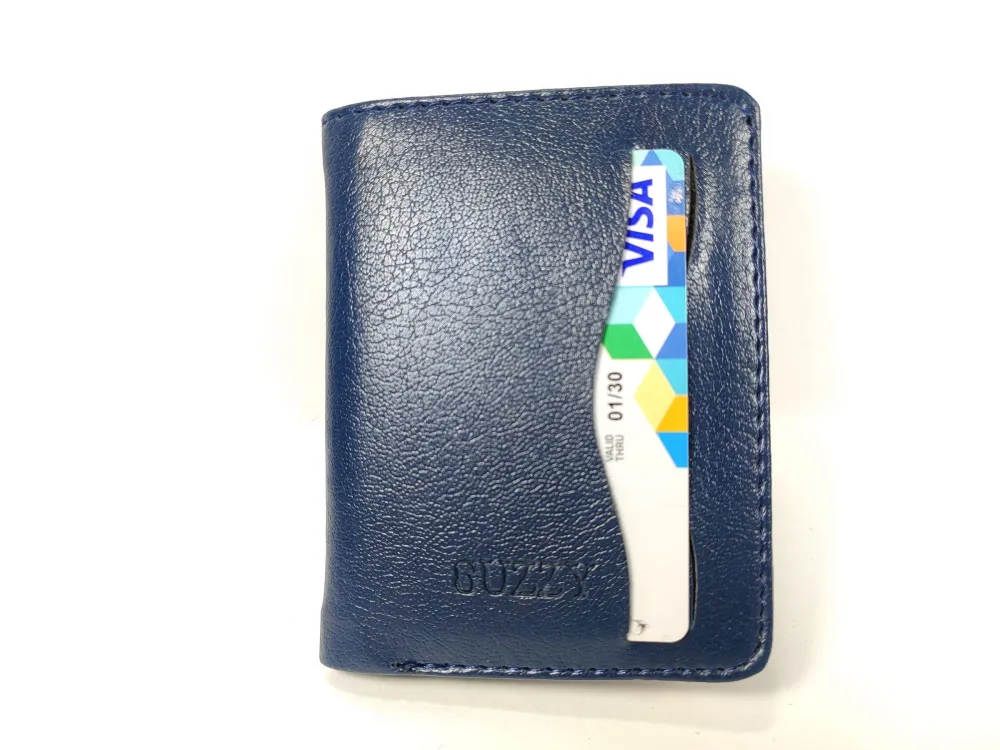 Hedi̇ye Kutulu Şık Deri̇ Cüzdan Kartlık Ve Kağıt Para Bölmeli̇