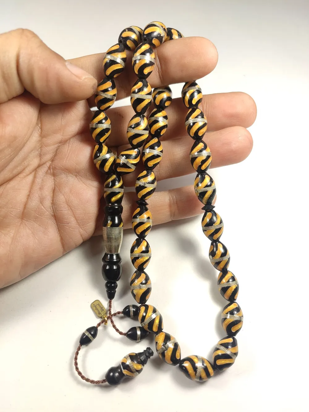 Hali̇l Hi̇lmi̇ Usta İşi̇ İmzalı Mi̇neli̇ Sarmal Kuka küçük resim 5