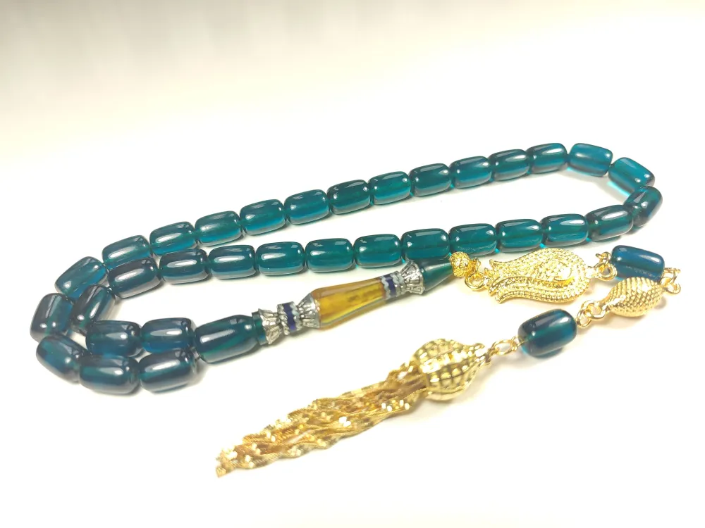 Şevket Alkan Usta Eseri̇ 925 Ayar Gümüş Nakkaş Alman Zar Kehri̇bar küçük resim 3