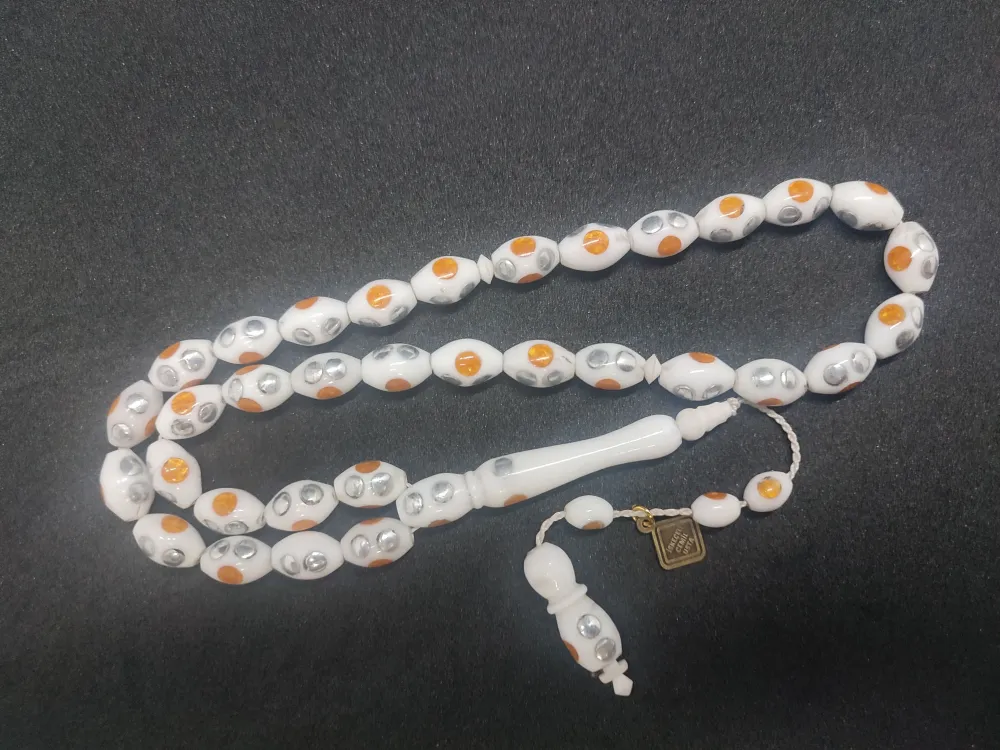 İskeçeli̇ Cemi̇l Usta Eseri̇ İşlemeli̇ Naturel Deve Kemi̇ği̇