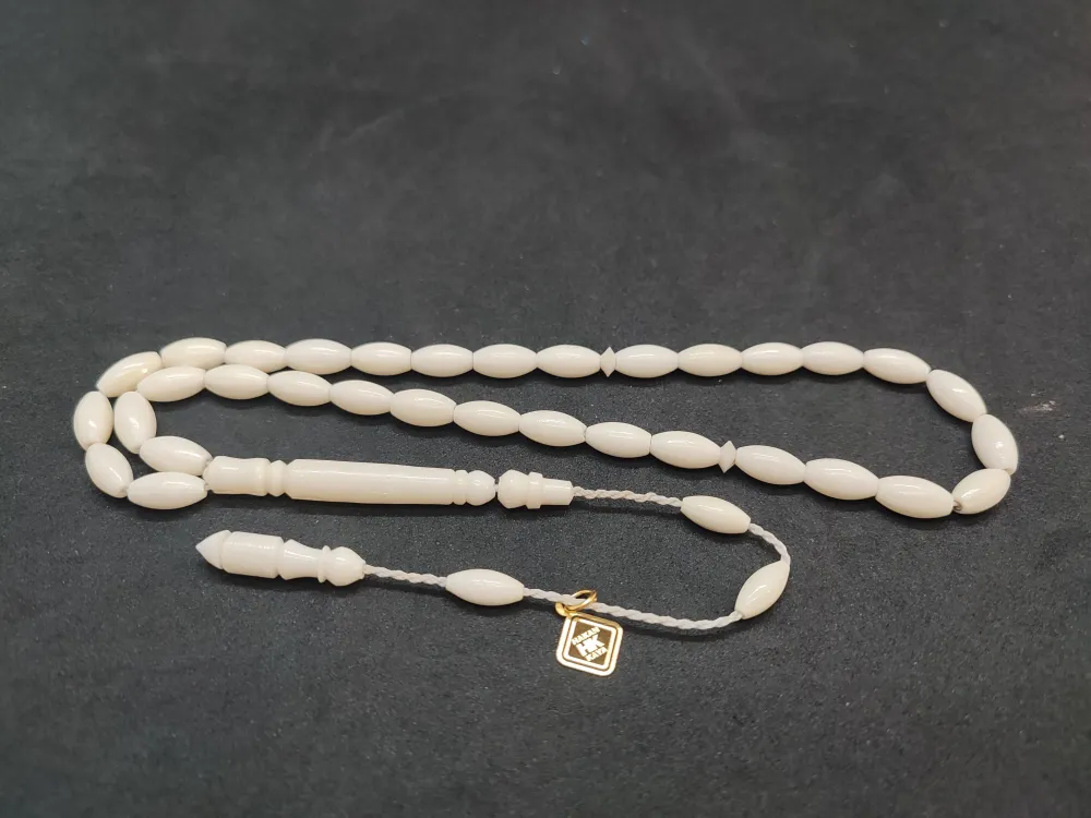 Hakan Kaya Usta Eseri̇ El Boy Çi̇ft Kat Ci̇lalı Naturel Deve Kemi̇ği̇ küçük resim 2