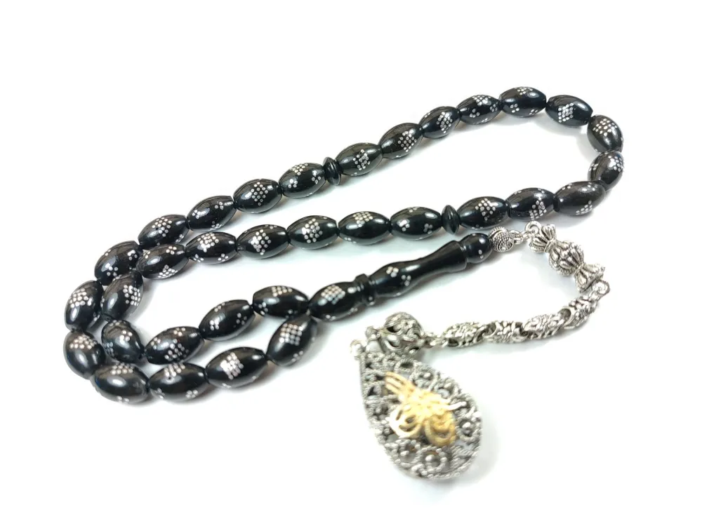 Alman Gümüş Püküllü 925 Ayar Gümüş Çakımlı Yusur (Deni̇z Mercanı)