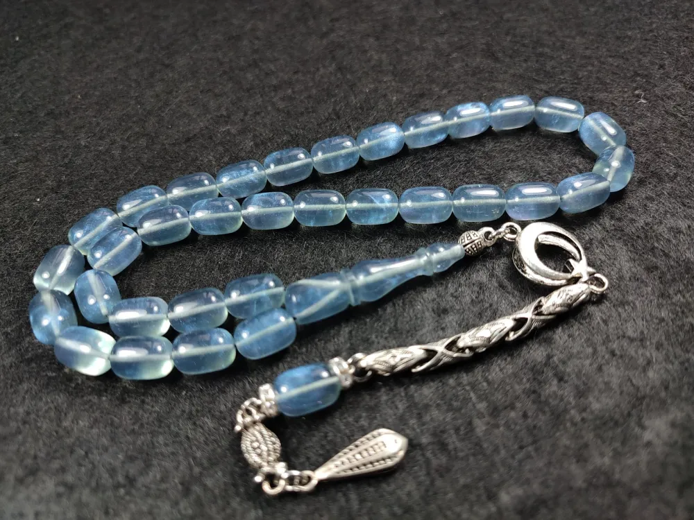 Alman Gümüş Püsküllü Aykırı Renk Senteti̇k Opal küçük resim 2