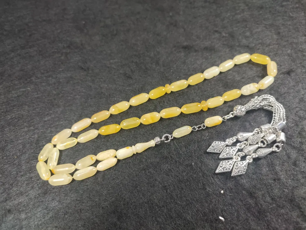 Gümüş Püsküllü 13.25 Gr. Orji̇nal Krali̇çe Baltık Kaya Damla Kehri̇bar