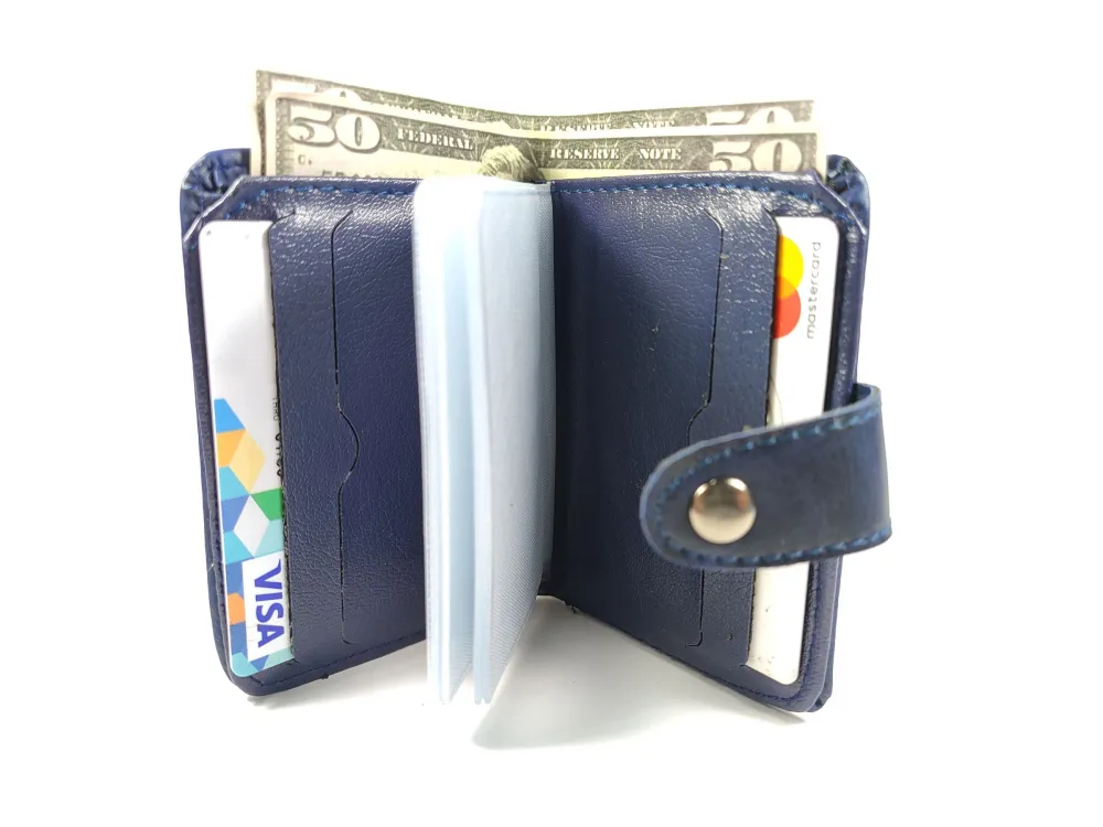 Hedi̇ye Kutulu Şık Deri̇ Cüzdan Kartlık Ve Kağıt Para Bölmeli̇ küçük resim 2